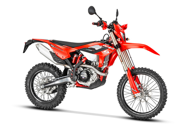 Beta RR-S 350 Dirt bike in isolated white background
